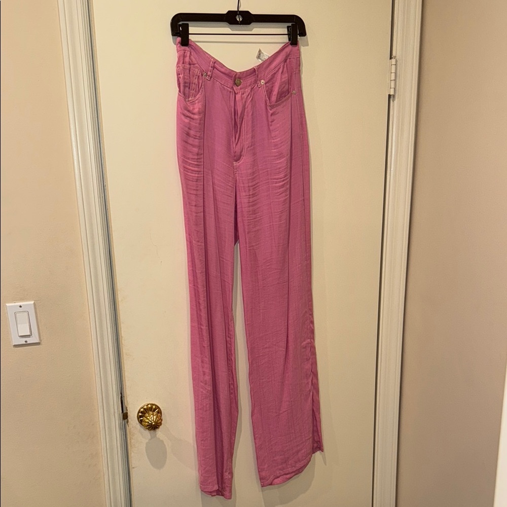 Zara Vibrant Pink Trousers